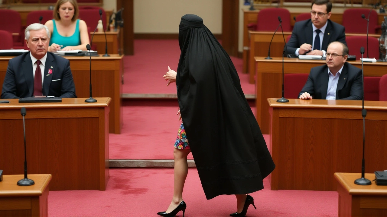 Senator Pauline Hanson Suspended After Burka Stunt Reignites Outrage in Australian Senate
